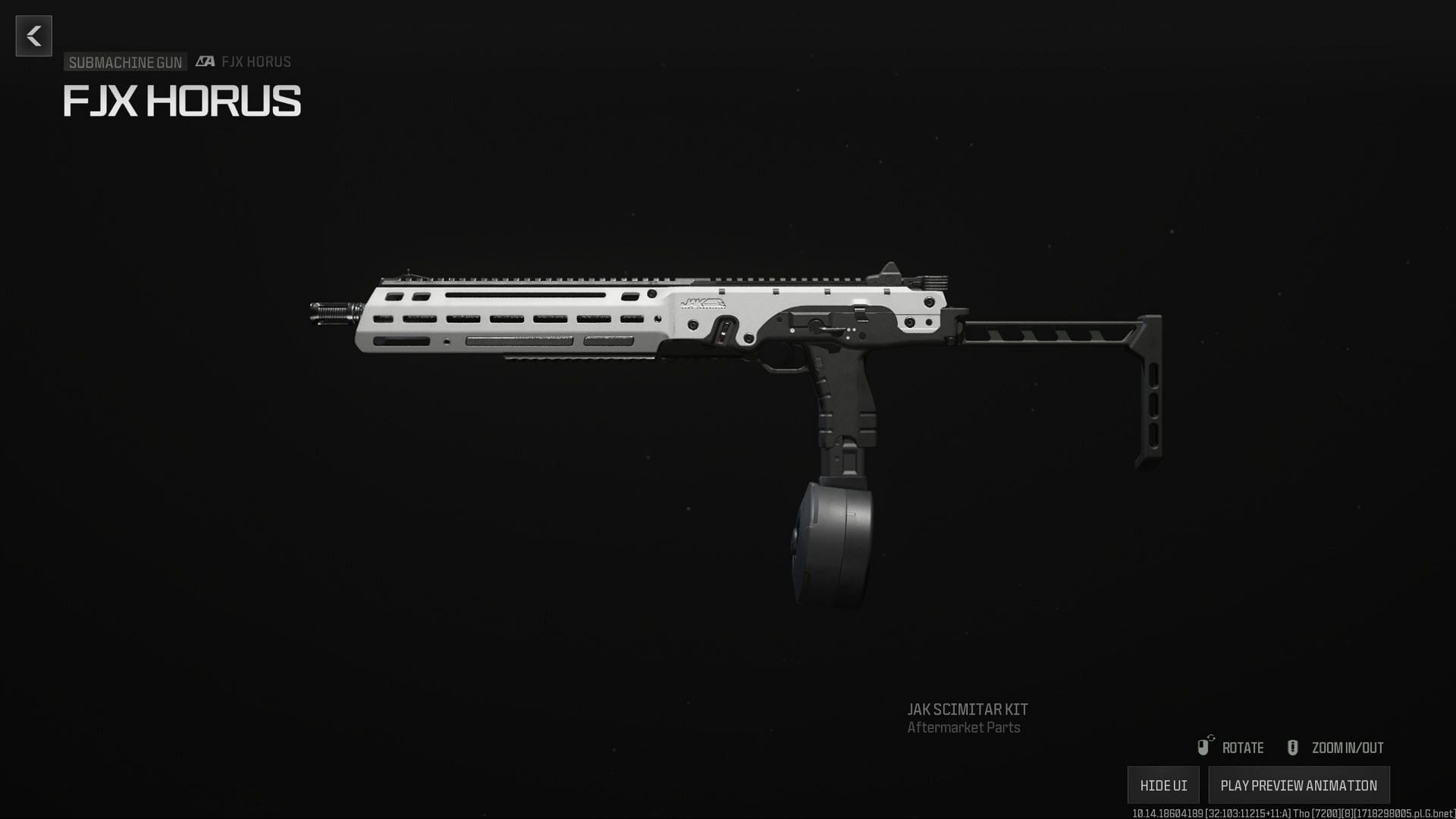 JAK Scimitar Conversion Kit for the FJX Horus SMG (Image via Activision)