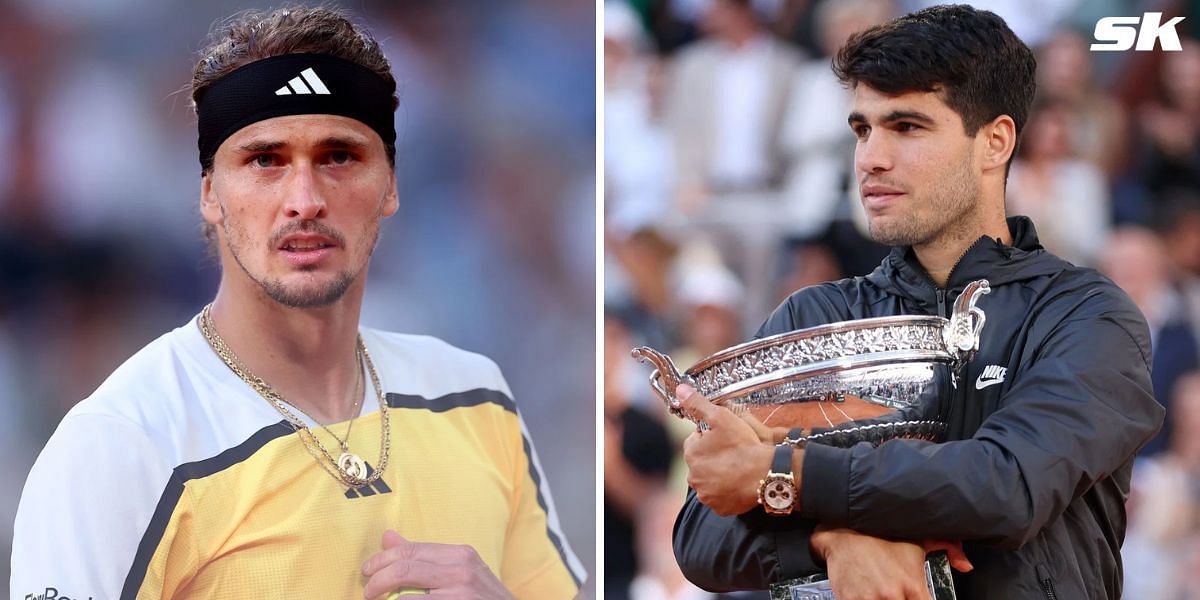 Alexander Zverev Carlos Alcaraz French Open