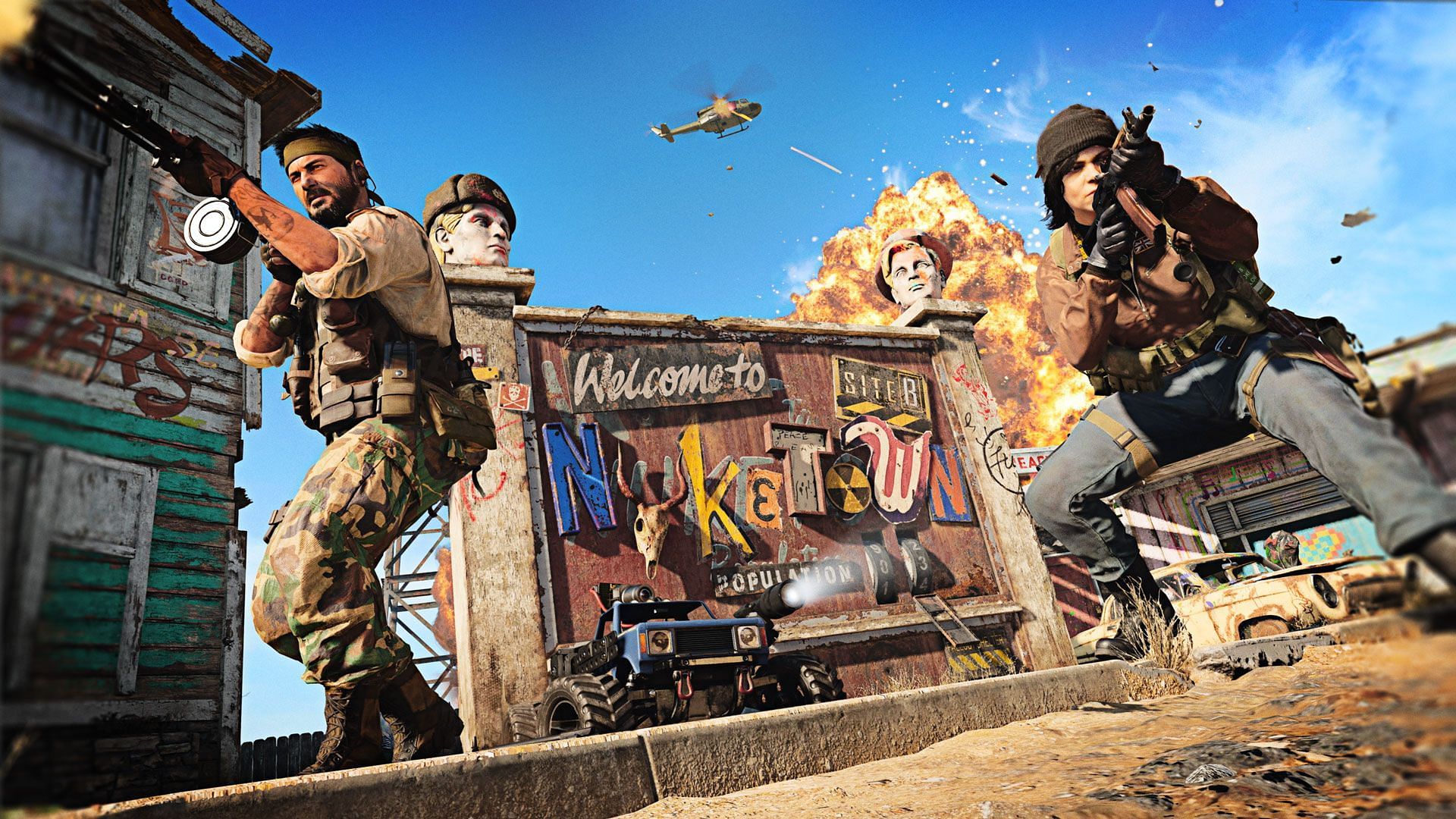 Nuketown in Black Ops Cold War(Image via Activision)