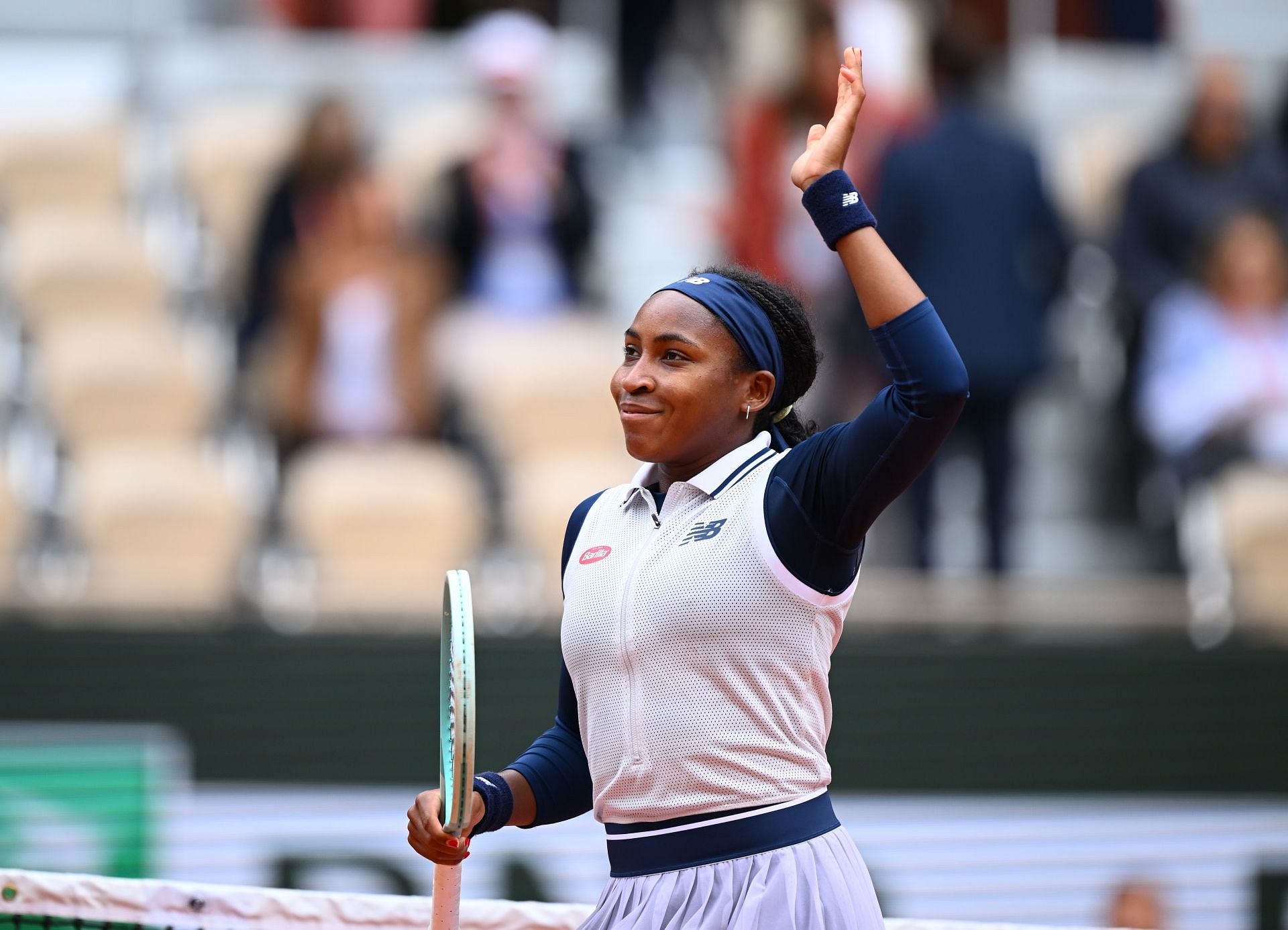 Coco Gauff at the 2024 French Open (Photo: Getty)