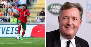 “The GOAT does it again” - Piers Morgan reacts to Cristiano Ronaldo's stunning goal against Ireland ahead of Euro 2024