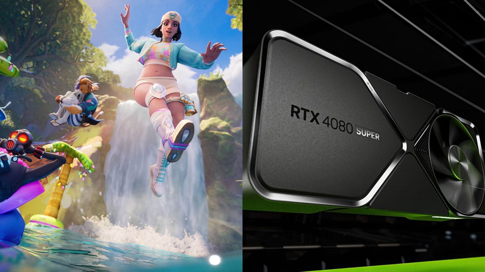 The RTX 4080 and 4080 Super can handle Fortnite at 4K (Image via Epic Games)