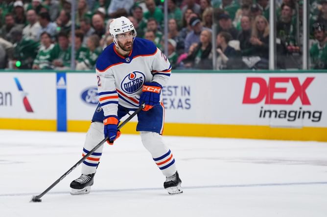 Oilers defenseman Evan Bouchard smashes NHL record, joins elite legends circle
