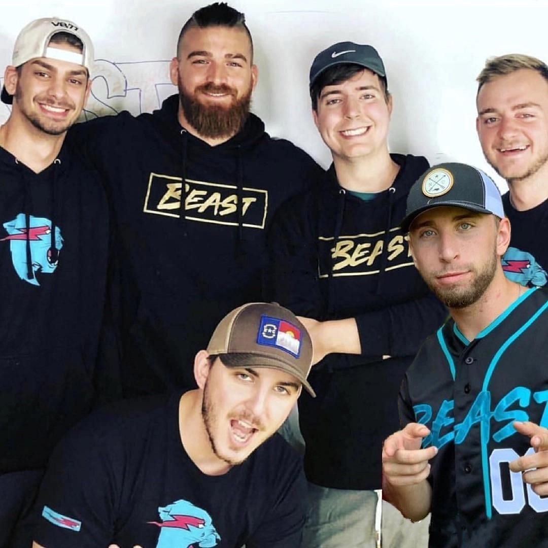 MrBeast Crew in 2018 (Image via Reddit r/MrBeast)