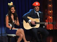 Selena Gomez Visits "Late Night With Jimmy Fallon." (Photo by Theo Wargo/Getty Images)