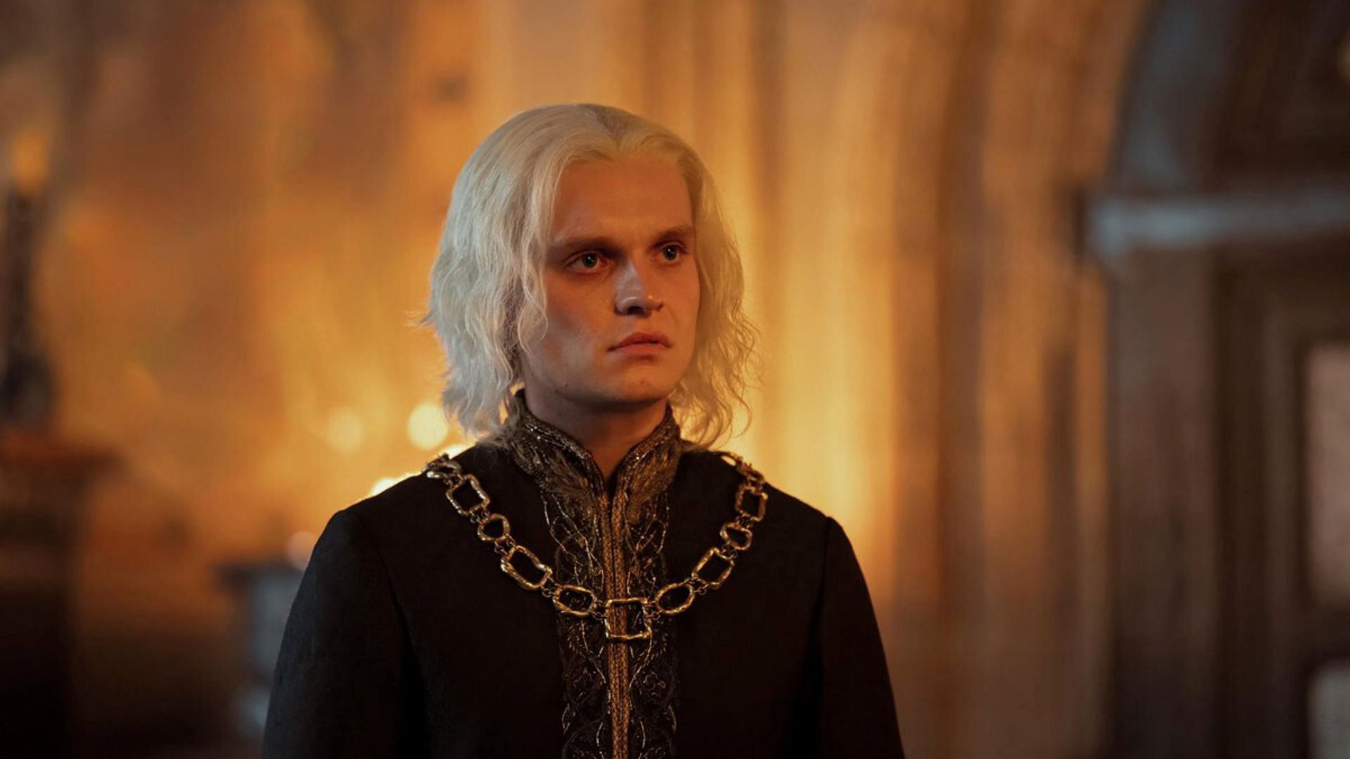 Tom Glynn-Carney as Aegon II Targaryen (Image via X/@HouseofDragon)