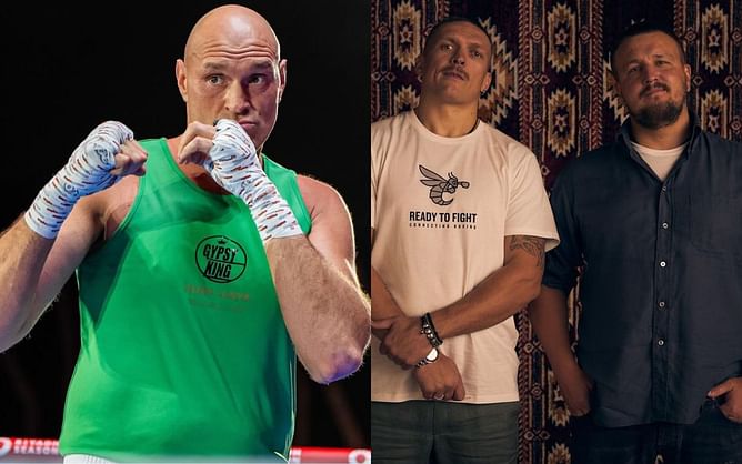 Oleksandr Usyk's promoter calls out Tyson Fury for a beer