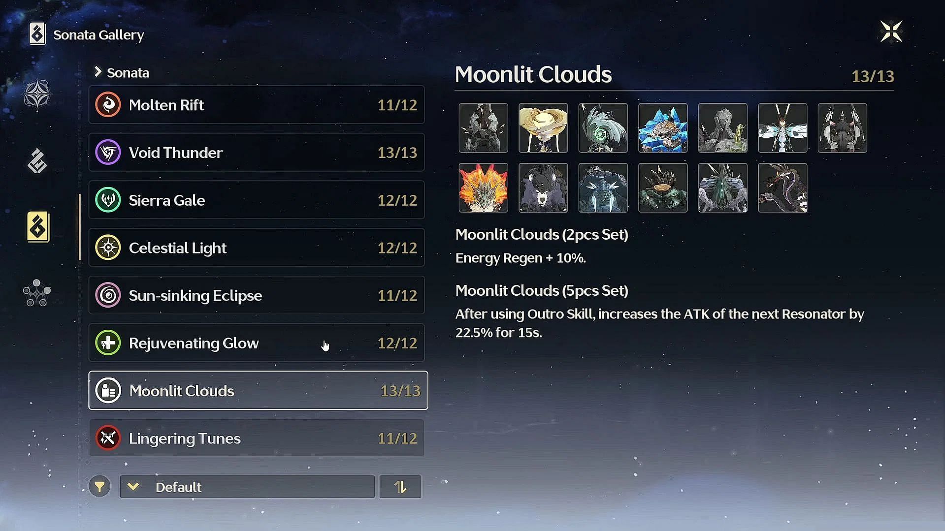 Moonlit Clouds (Image via Kuro Games)