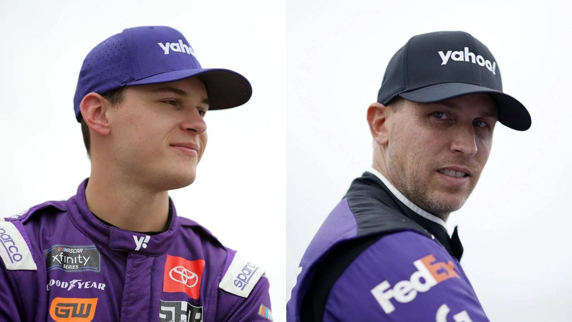 Corey Heim [ NASCAR Craftsman Truck Series driver, Denny Hamlin [23XI Racing Co-owner]