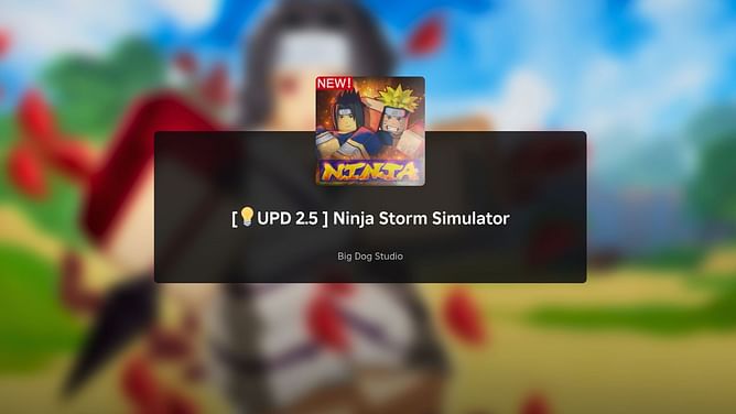 Ninja Storm Simulator Codes (2024)