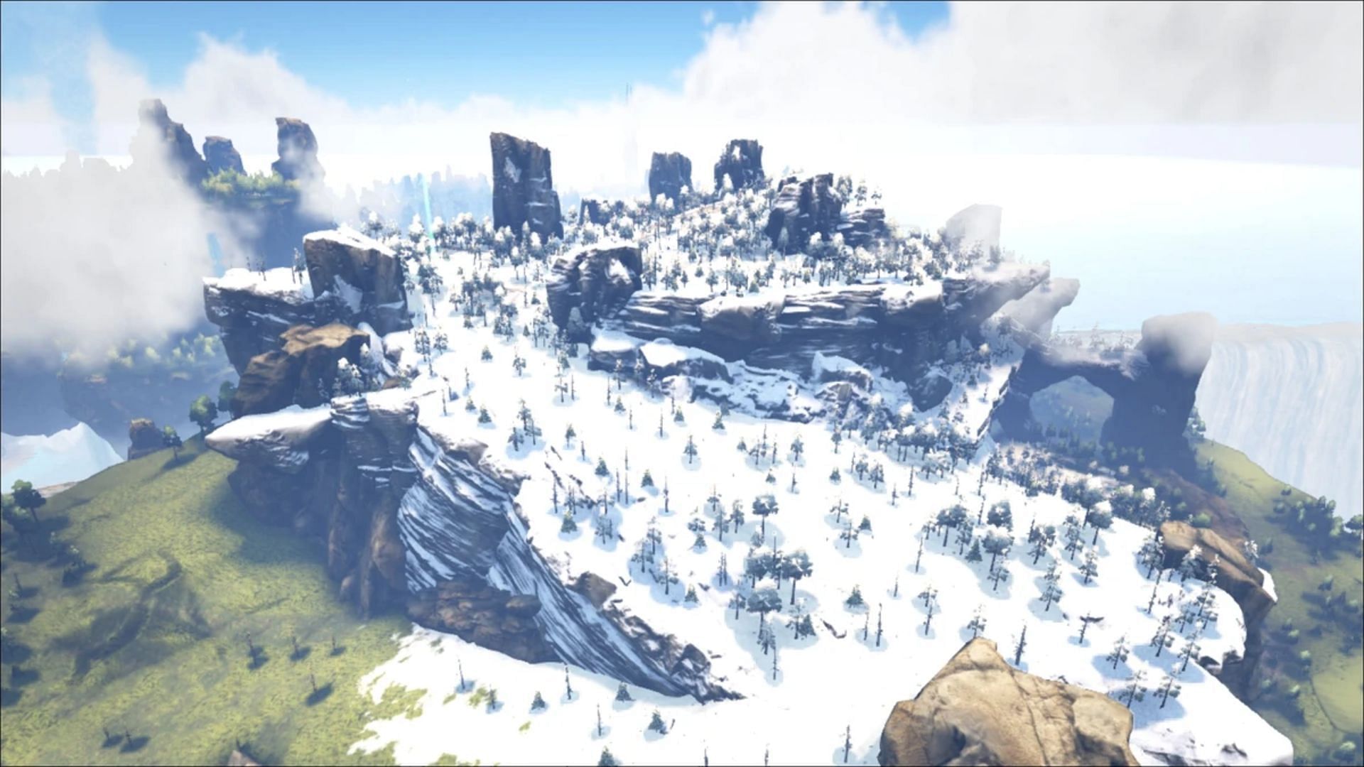 Snow Mountain in Ark Survival Ascended (Image via Studio Wildcard)