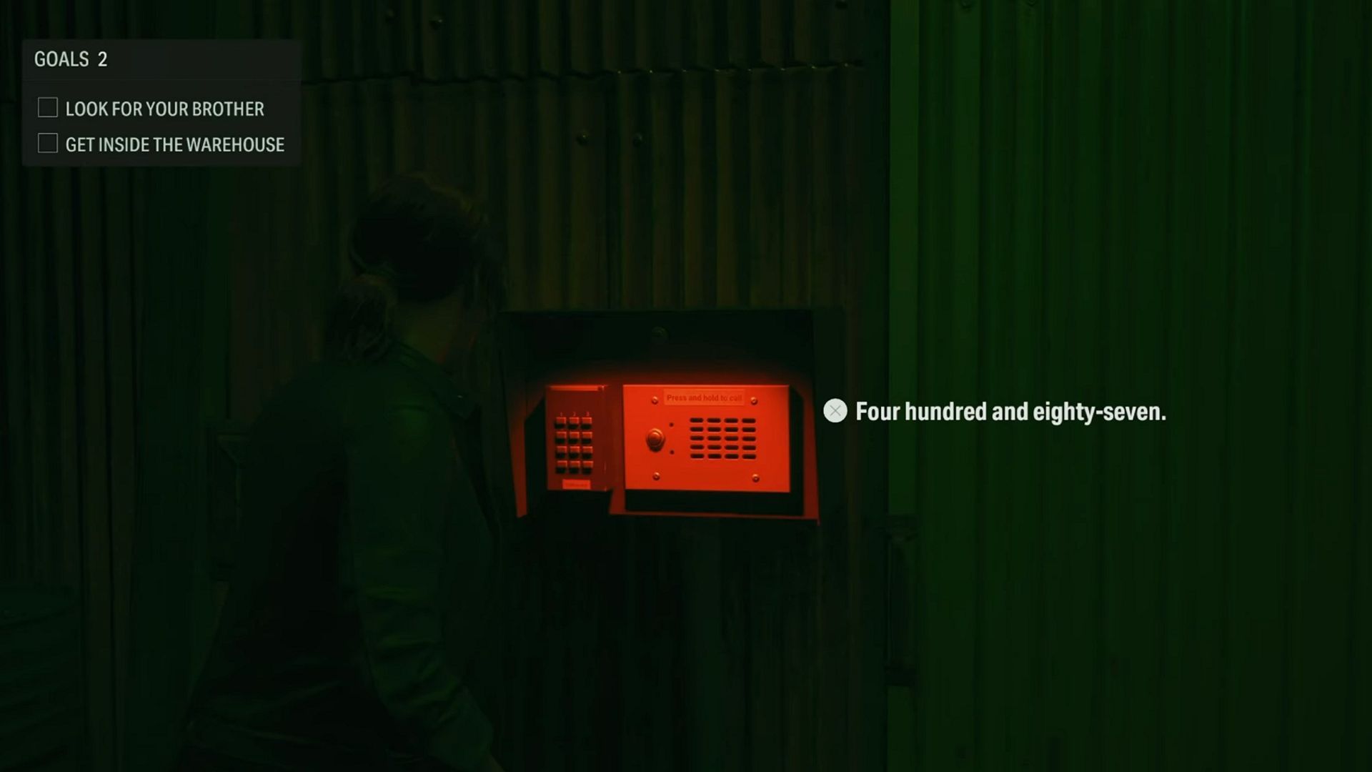 Answer the Warehouse security questions correctly. (Image via Remedy Entertainment)