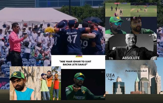 "PSL ke Badshah USA se haar gaye"- Top 10 funny memes after Pakistan's dismal loss against USA in 2024 T20 World Cup