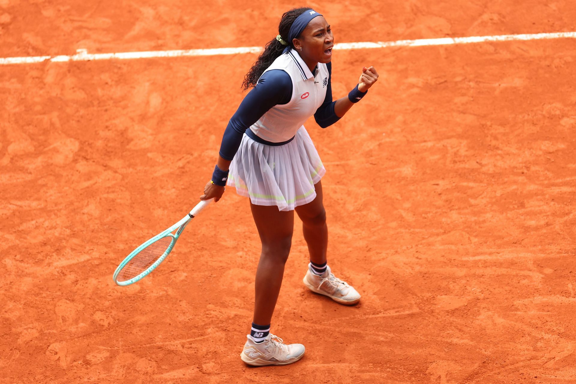 Coco Gauff at the 2024 French Open.