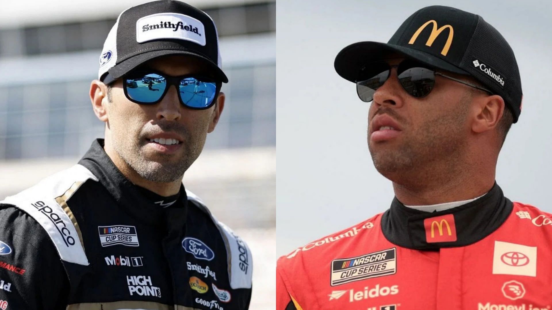 Aric Almirola, Bubba Wallace [All images from Getty]