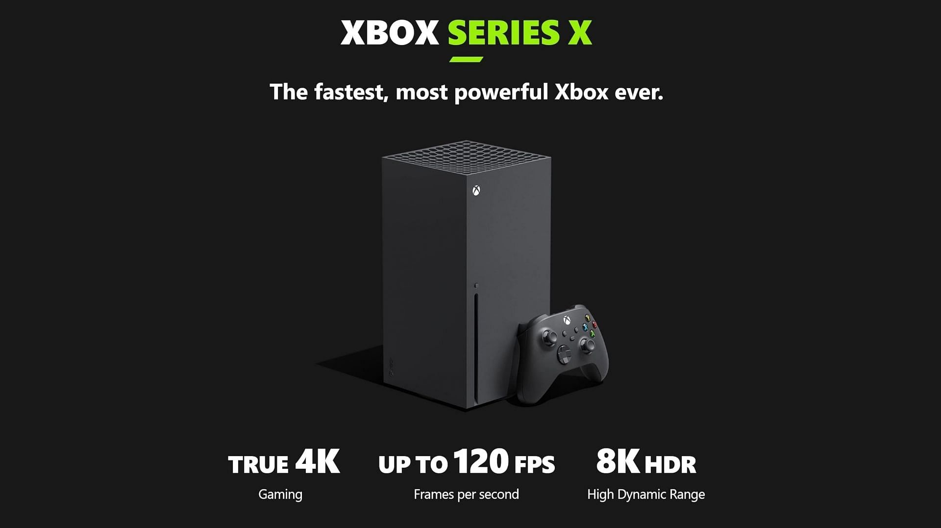 Picture of the Xbox Series X