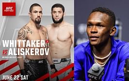 Israel Adesanya predicts dominant stoppage in Robert Whittaker vs. Ikram Aliskerov at UFC Saudi Arabia: “Banger of a fight"