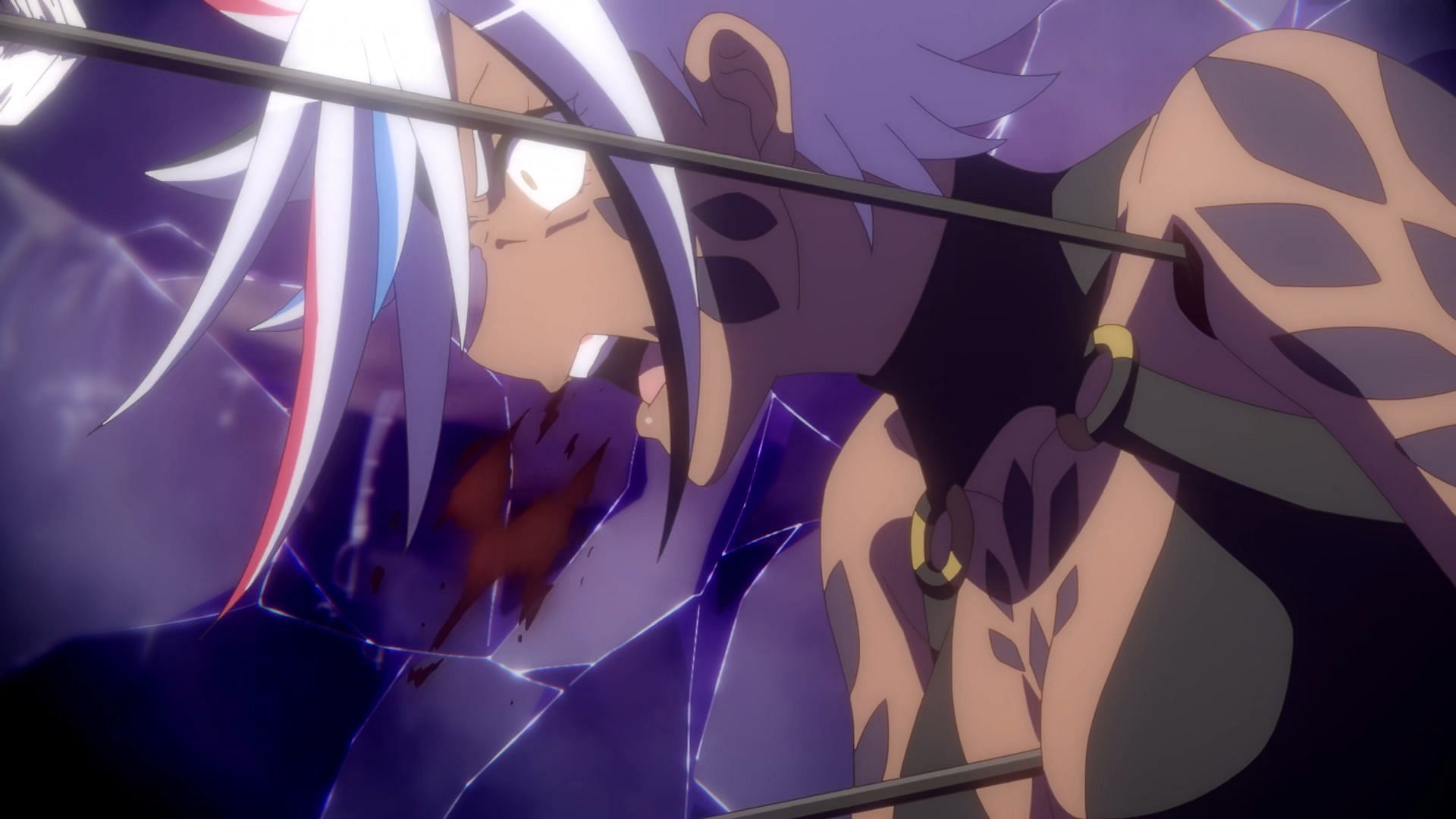 Makoto&#039;s arrows strike Sofia (Image via J.C.Staff)