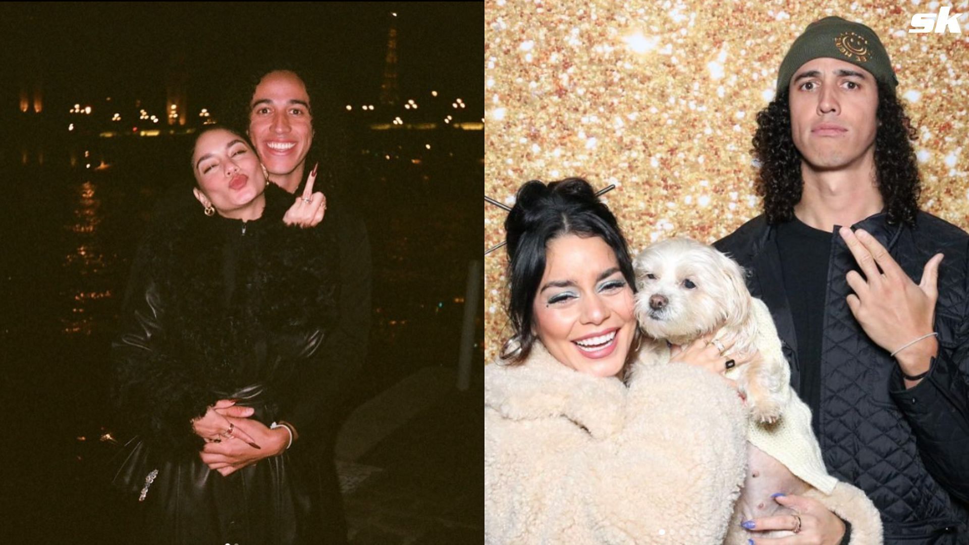 Cole Tucker reacts to image of wife Vanessa Hudgens with her furry friend (Source: Instagram/ Cole Tucker)