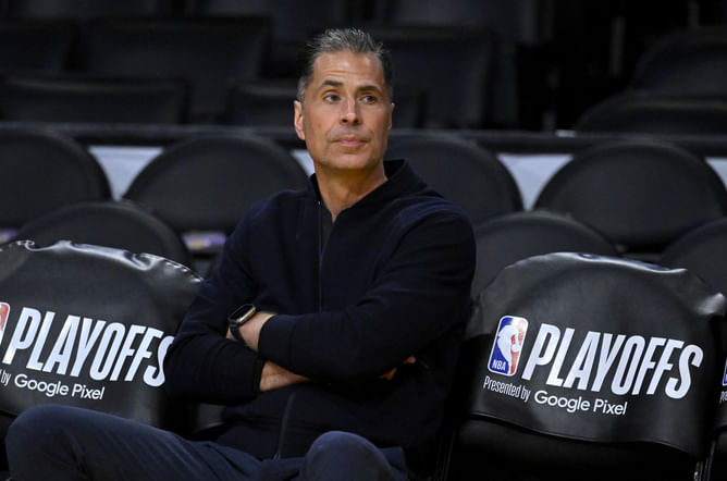 “Just a bad GM”- Fans criticize Lakers GM Rob Pelinka’s CBA explanation after losing Dejounte Murray sweepstakes