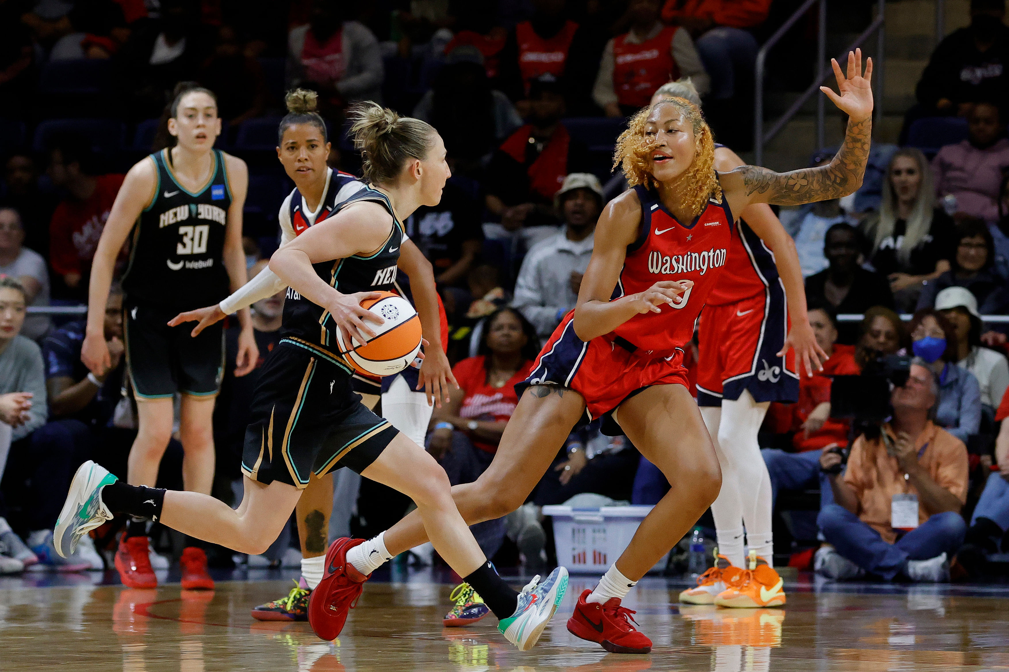 WNBA: New York Liberty at Washington Mystics