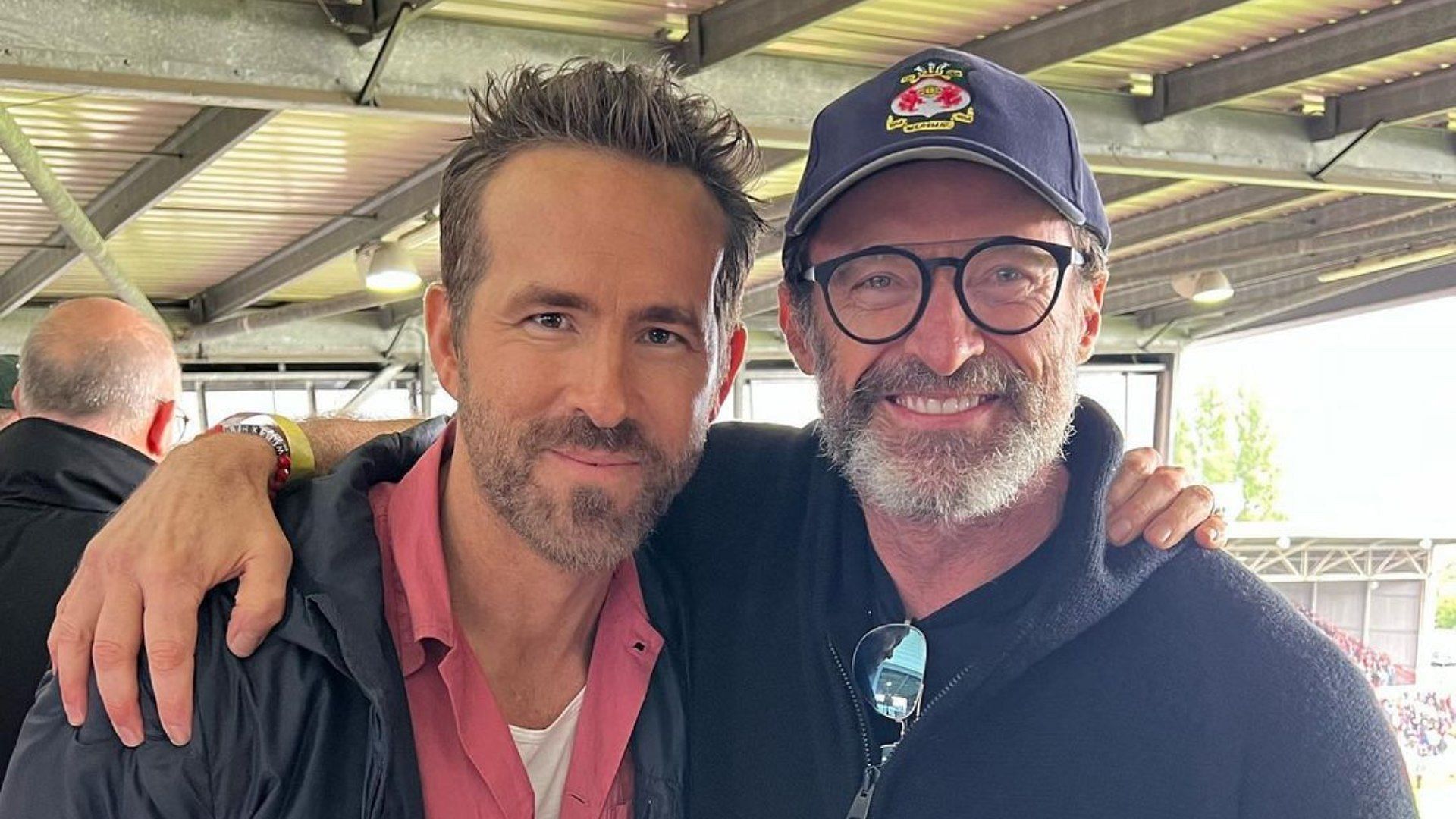 Ryan Reynolds seen in an Instagram picture with Hugh Jackman (Image via Instagram/@Vancityreynolds)