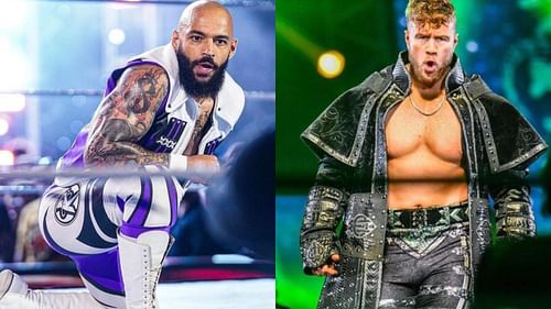 Ricochet might be on his way to All Elite Wrestling. [Image credits: The stars' Instagram handles]