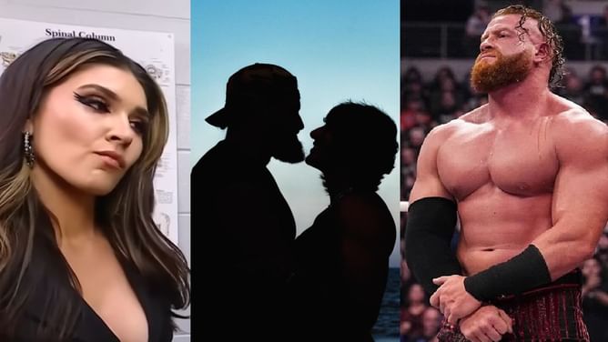 Cathy Kelley sends a message to Buddy Matthews after his wedding to Rhea Ripley