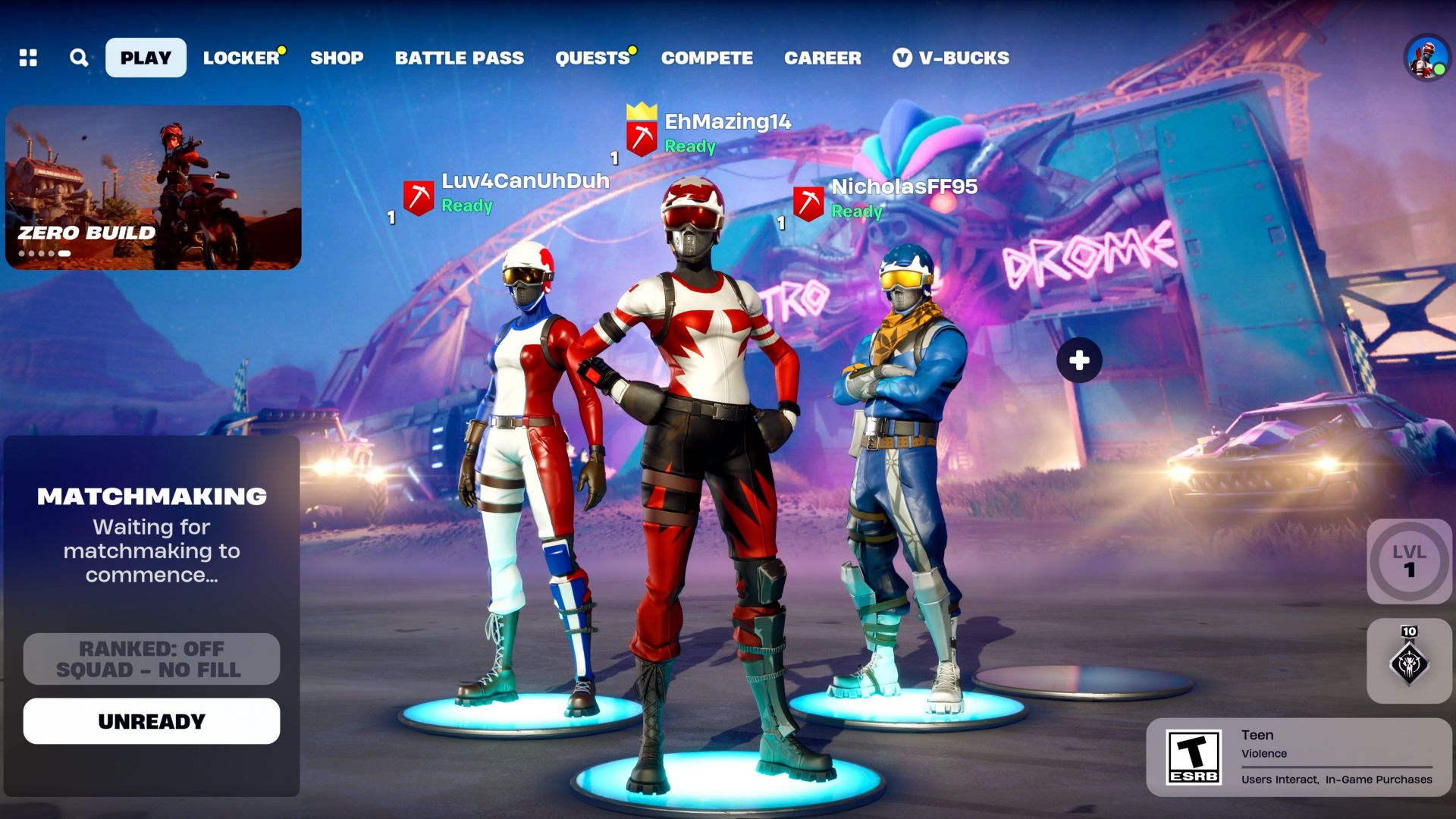 Fortnite Streamer Nick Eh 30 confirmed Icon Series skin on livestream (Image via Epic Games)