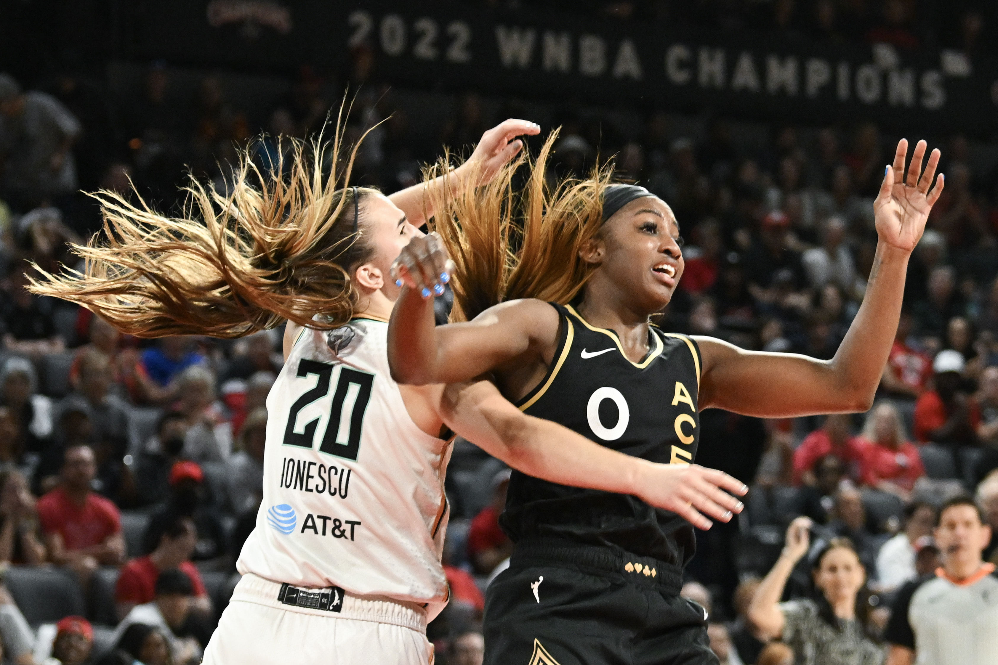 WNBA: Finals-New York Liberty at Las Vegas Aces