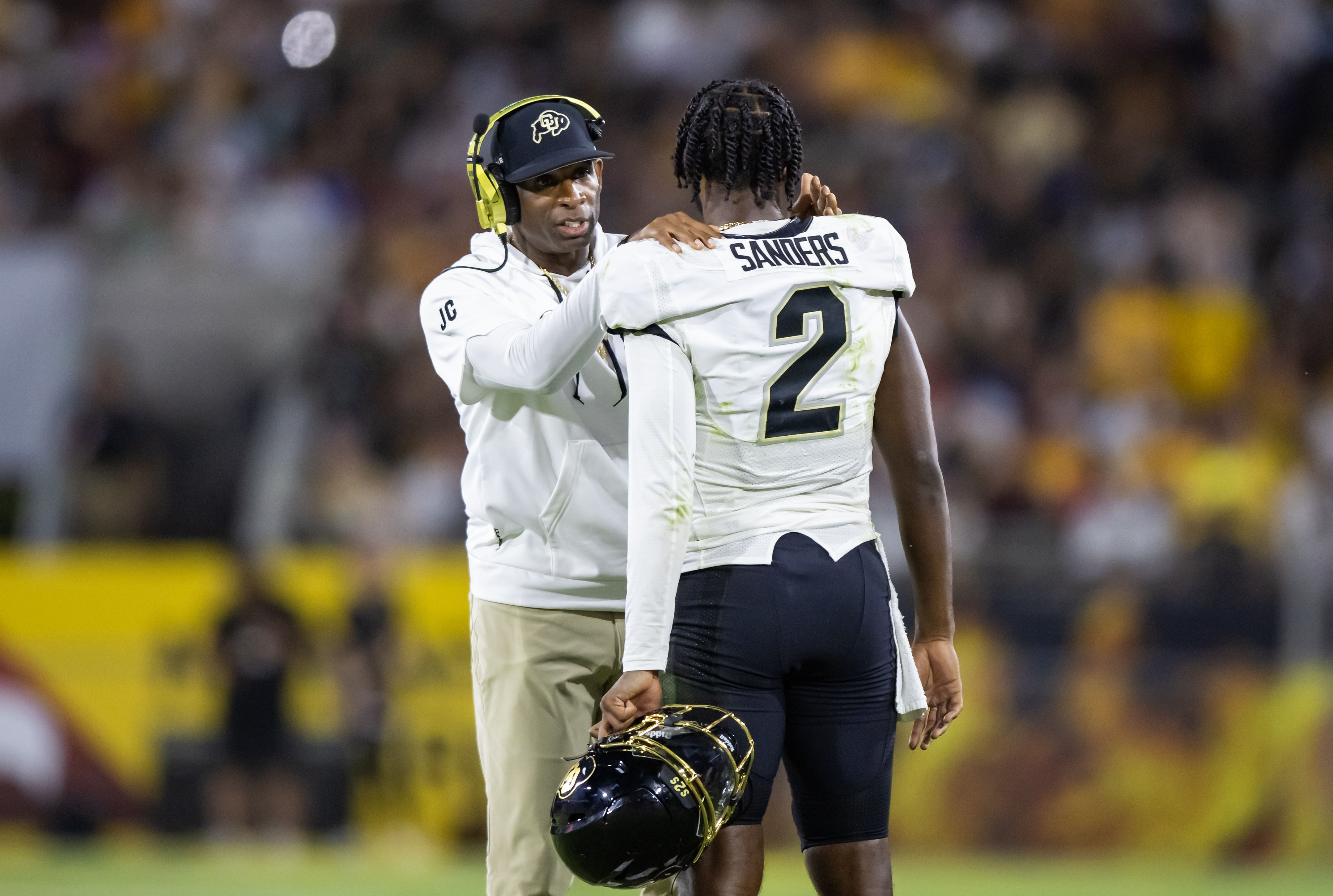 Deion and Shedeur Sanders are a legendary father/son college football duo.