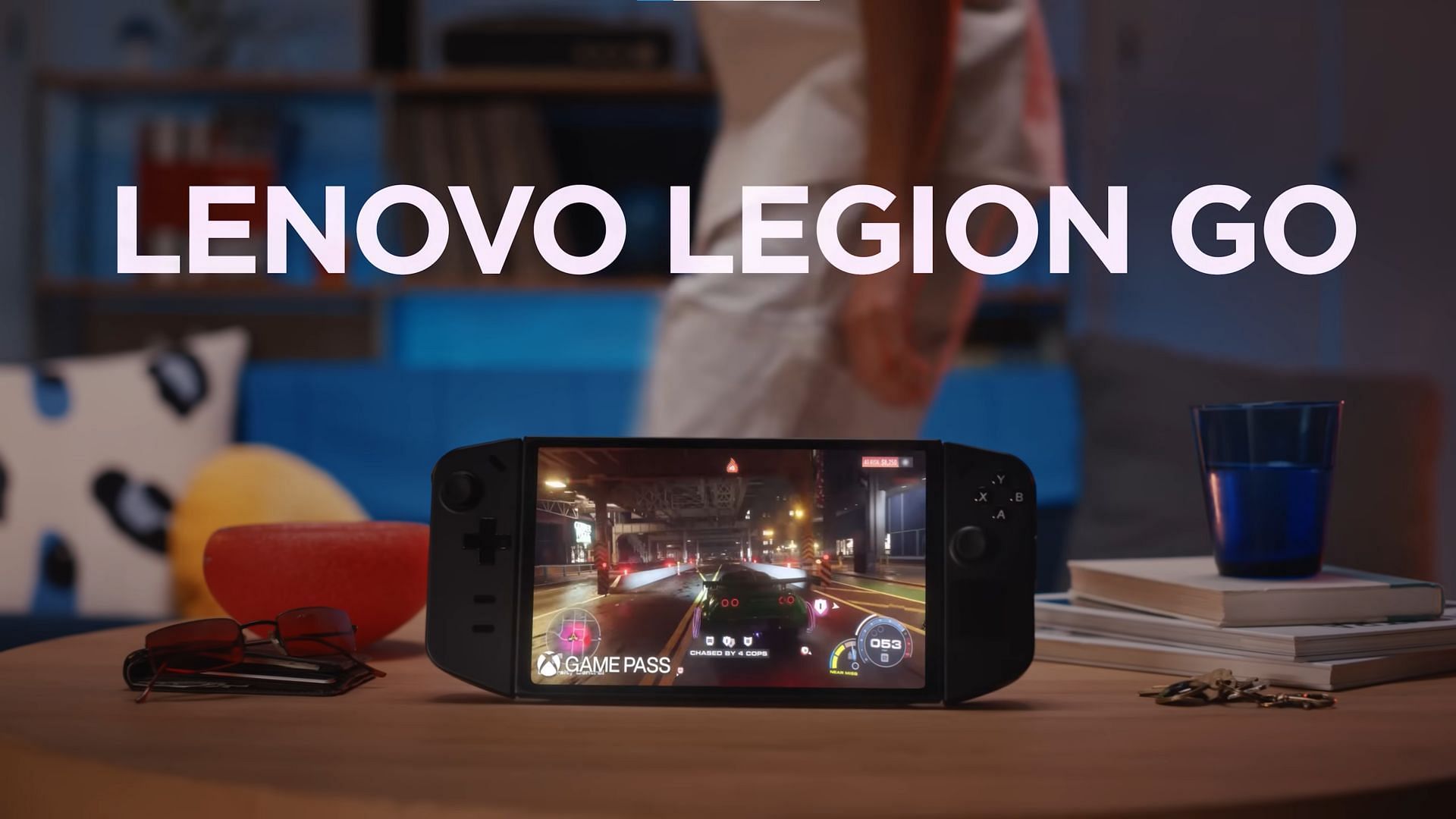 The Lenovo Legion Go with its large screen (Image via Lenovo)