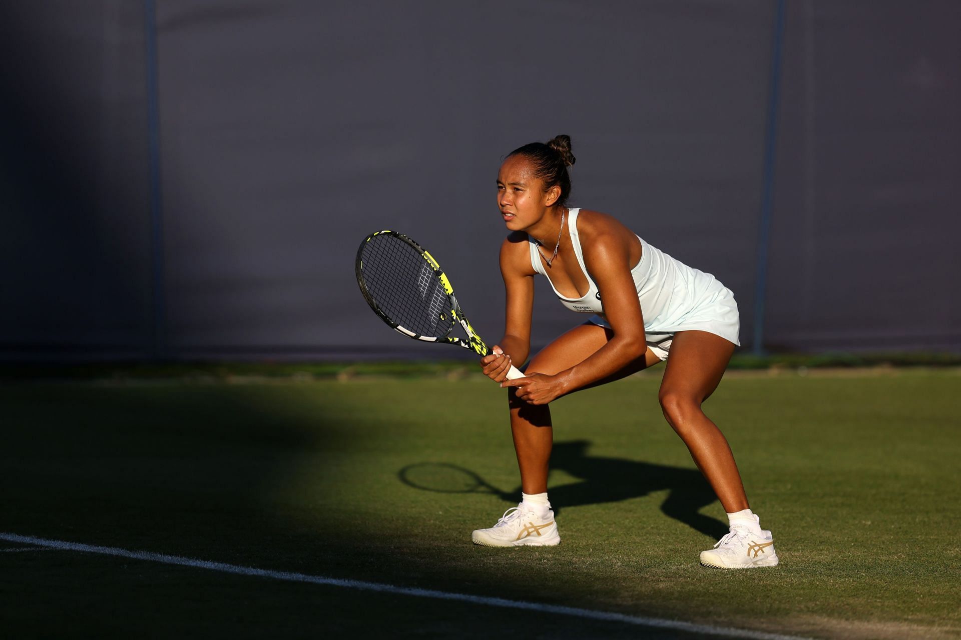 Leylah Fernandez at the 2024 Rothesay Open in Nottingham