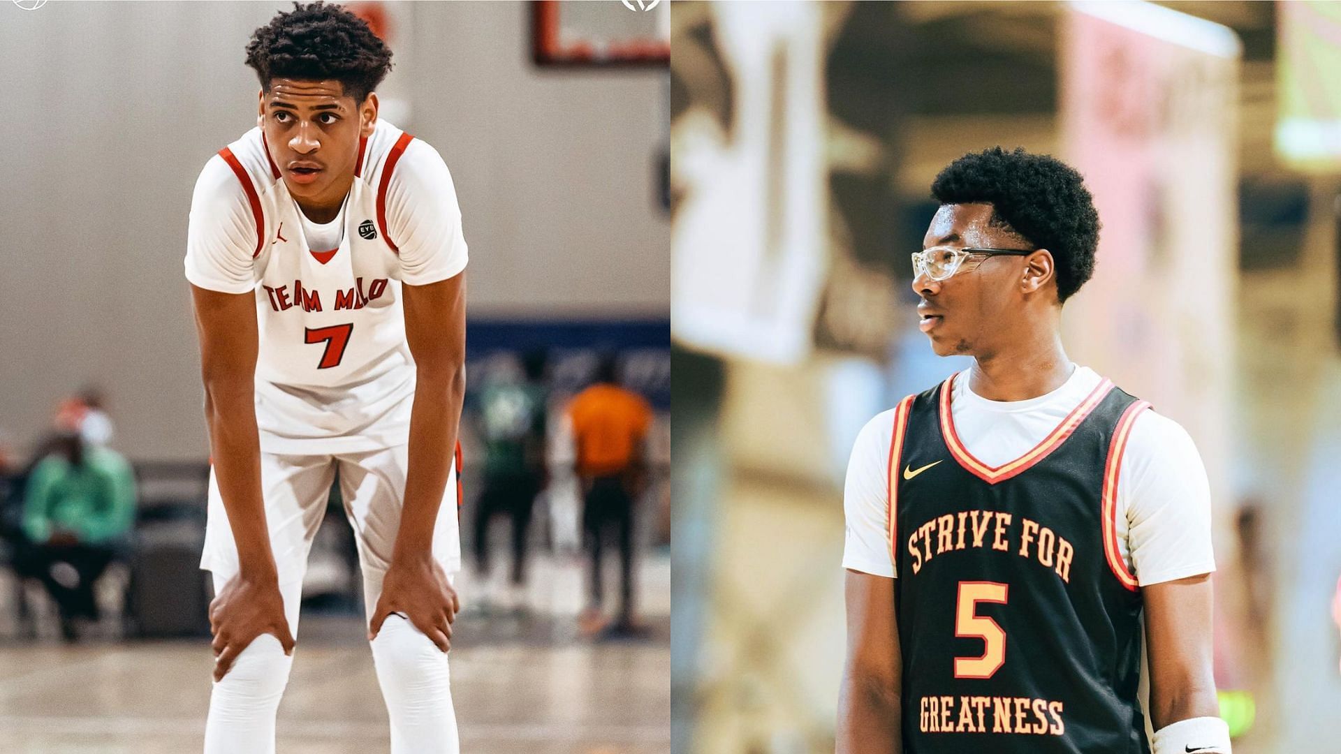 Bryce James and Kiyan Anthony had great performances in the Nike EYBL (Images via Instagram)