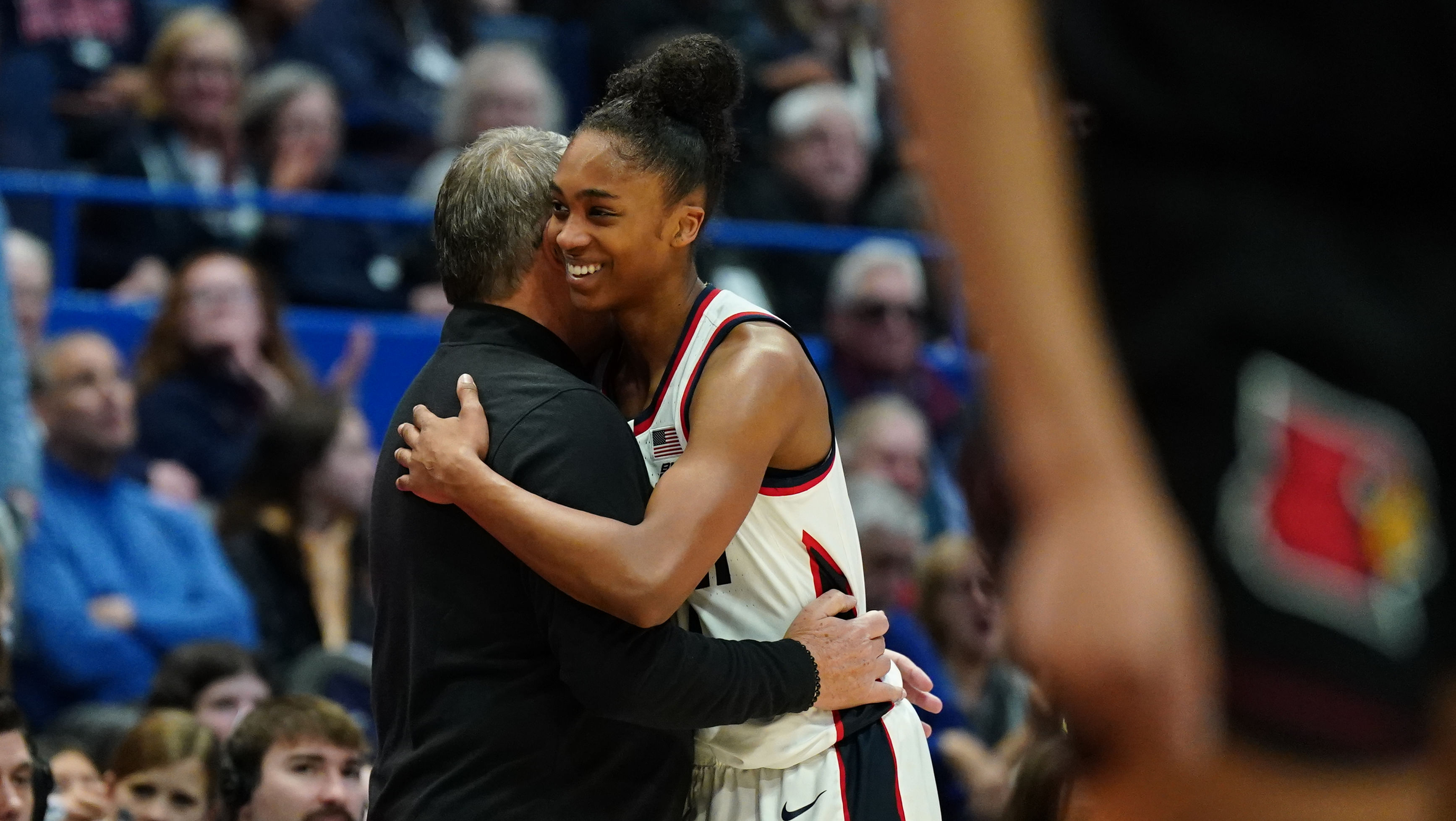 Aubrey Griffin, NCAA Women&#039;s Basketball: Louisville at Connecticut