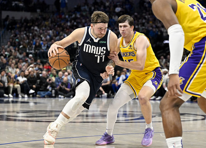 "Because I can't choose Boston": Austin Reaves picks Luka Doncic and the Mavericks to win 2024 NBA Finals