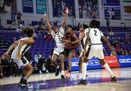 Baylor recruit VJ Edgecombe driving to the basket