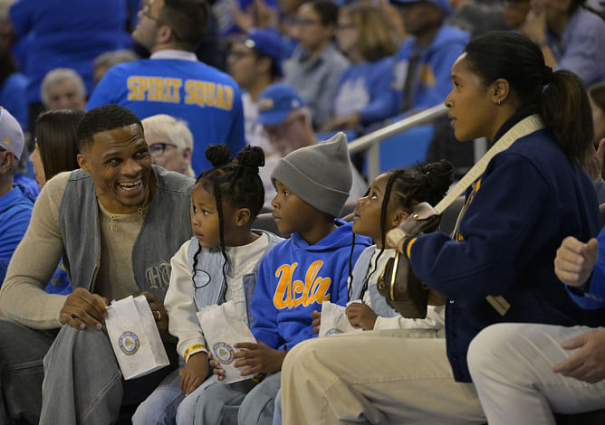 Nina Westbrook shares cute reaction to husband Russell Westbrook vibing on "Playin' In Her Hair" track