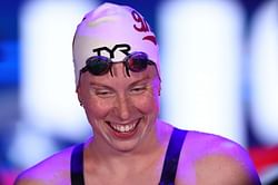 WATCH: Lilly King's boyfriend goes down on one knee to propose after swimmer qualifies for 200m breaststroke at 2024 Paris Olympics