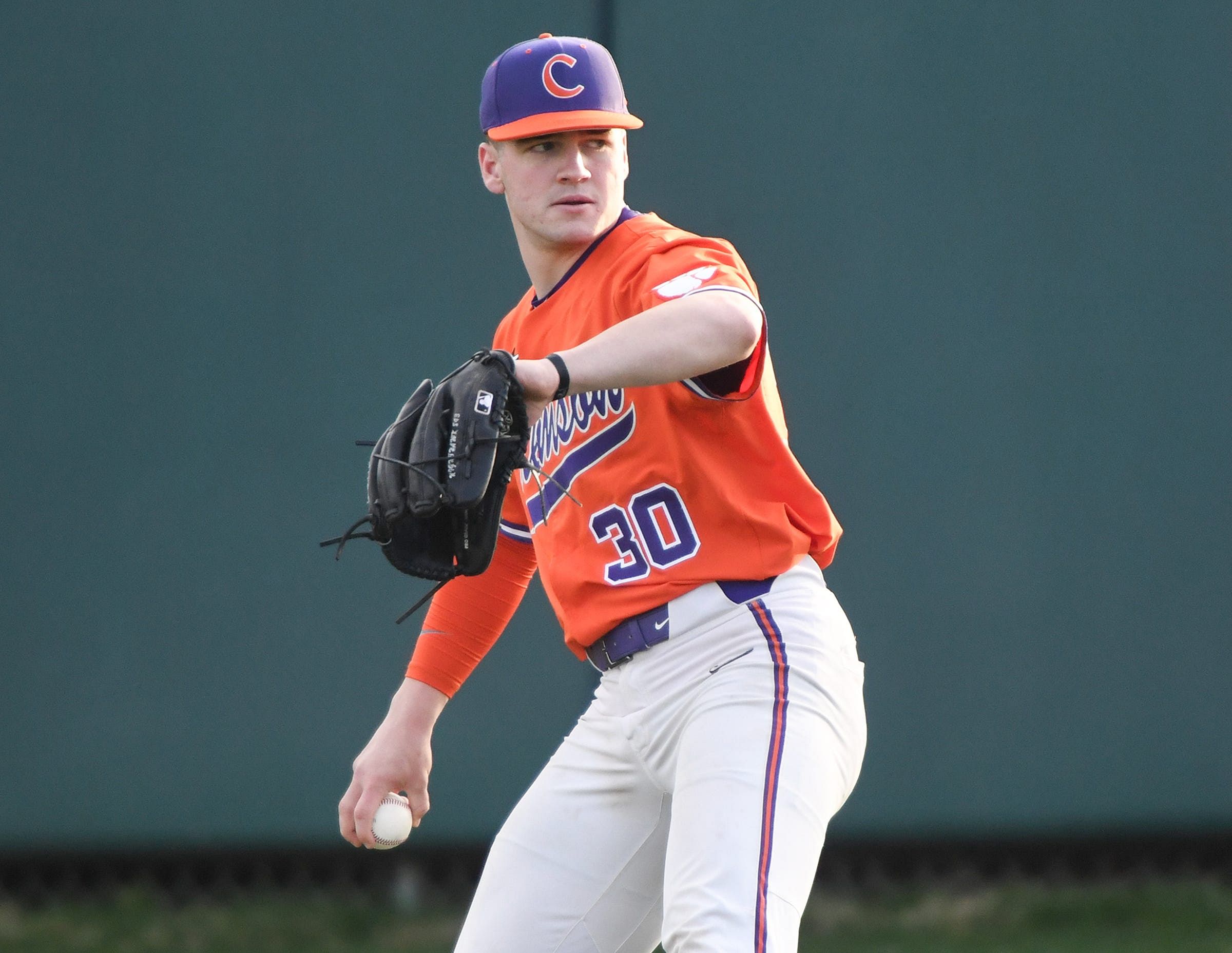 Billy Barlow in action for the Clemson Tigers