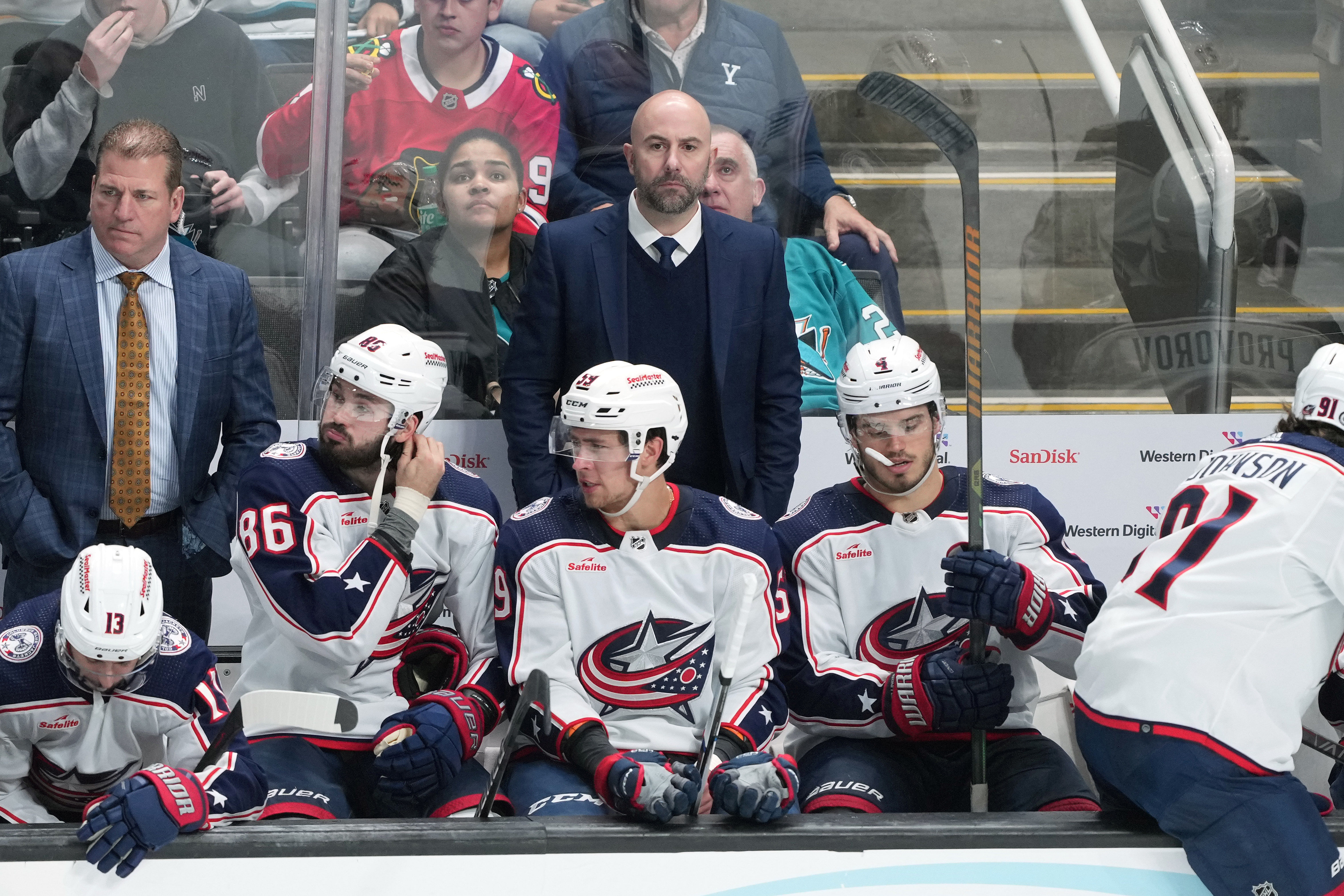 NHL: Columbus Blue Jackets at San Jose Sharks