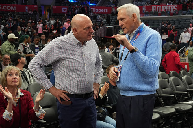 "Always had a quip, always left me laughing": Jerry West receives touching tribute from $124,000,000,000-worth Clippers owner Steve Ballmer