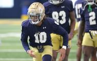 Notre Dame WR #10 Kris Mitchell