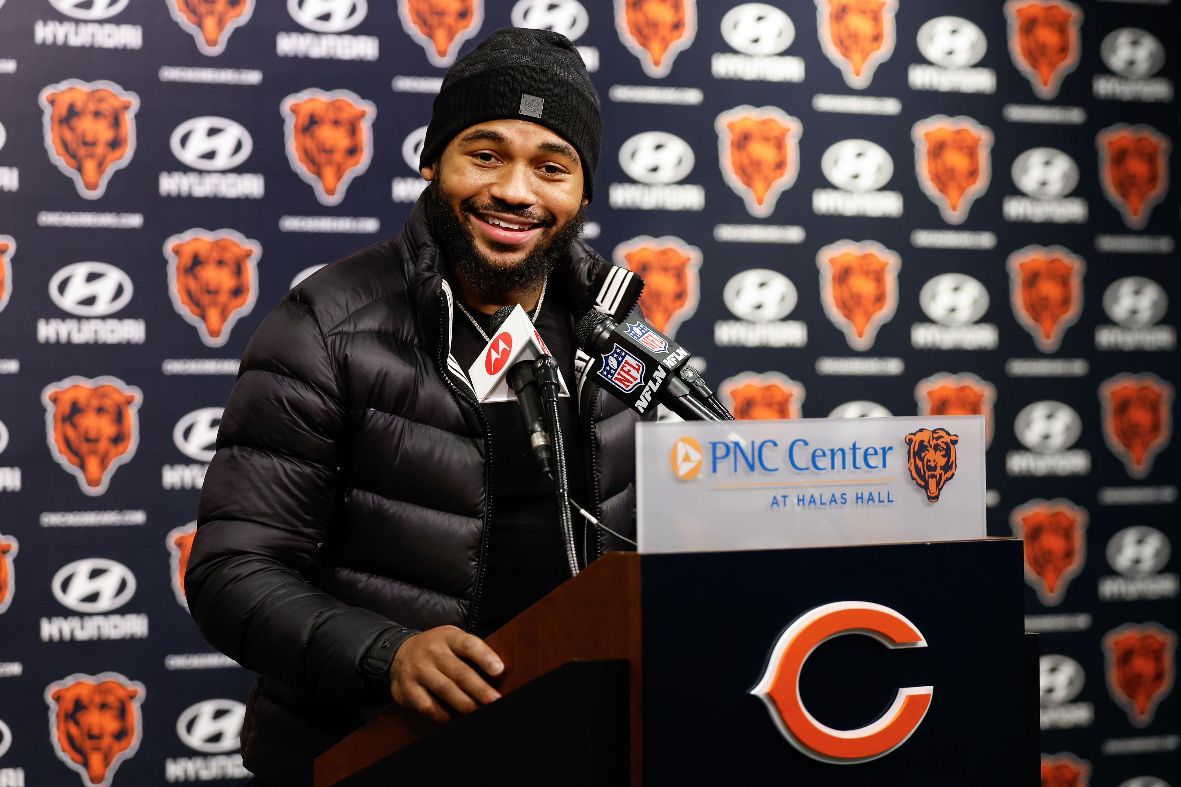 Chicago Bears Press Conference - Courtesy of Kamil Krzaczynski-USA TODAY Sports