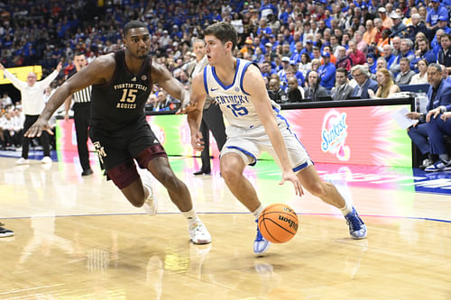 NCAA Basketball: SEC Conference Tournament Quarterfinal-Texas A&M vs Kentucky