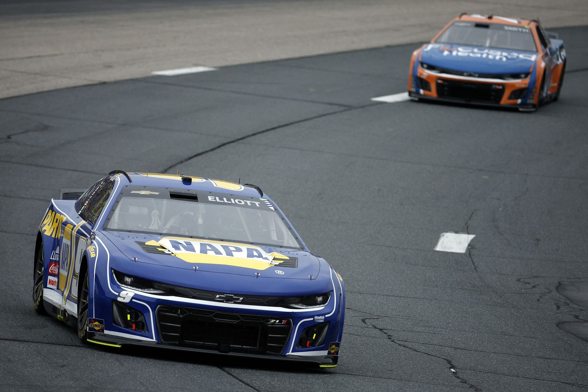 Chase Elliott, driver of the #9 NAPA Auto Parts Chevrolet, drives during the NASCAR Cup Series USA Today 301 at New Hampshire Motor Speedway on June 23, 2024. Courtesy: Getty