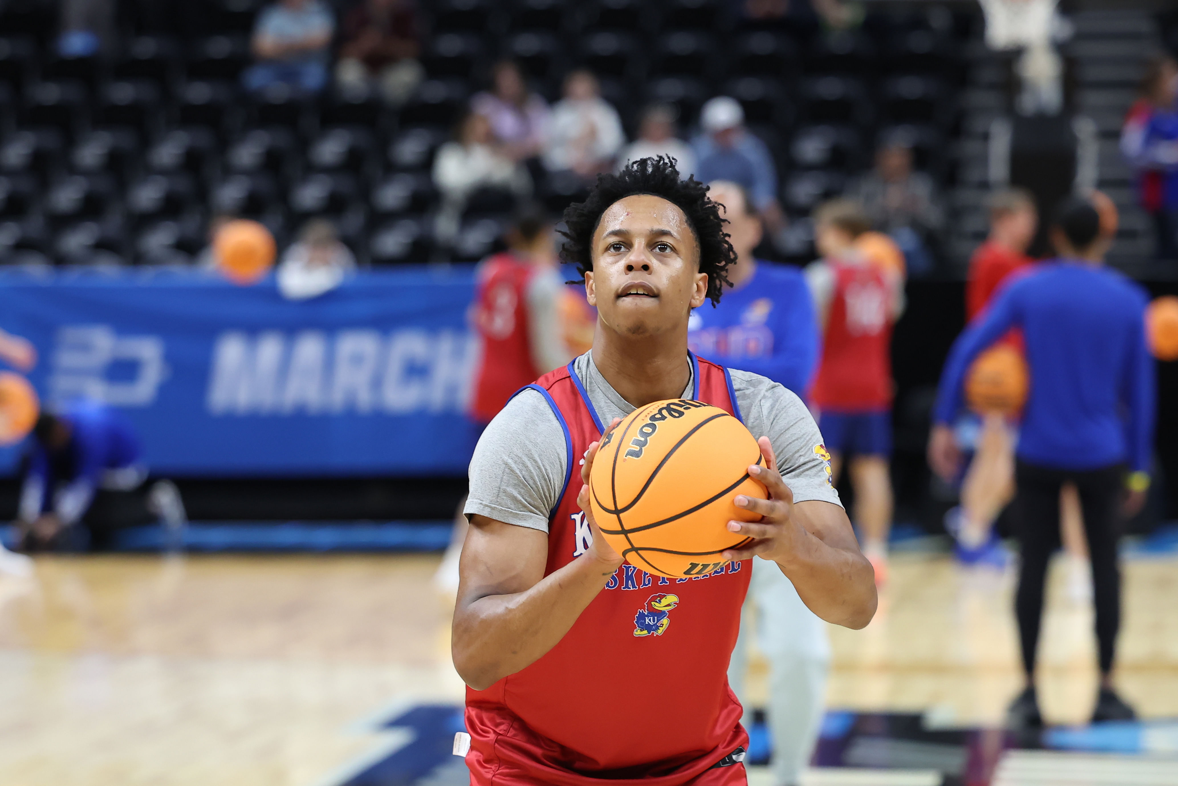 NCAA Basketball: NCAA Tournament First Round-Salt Lake City Practice