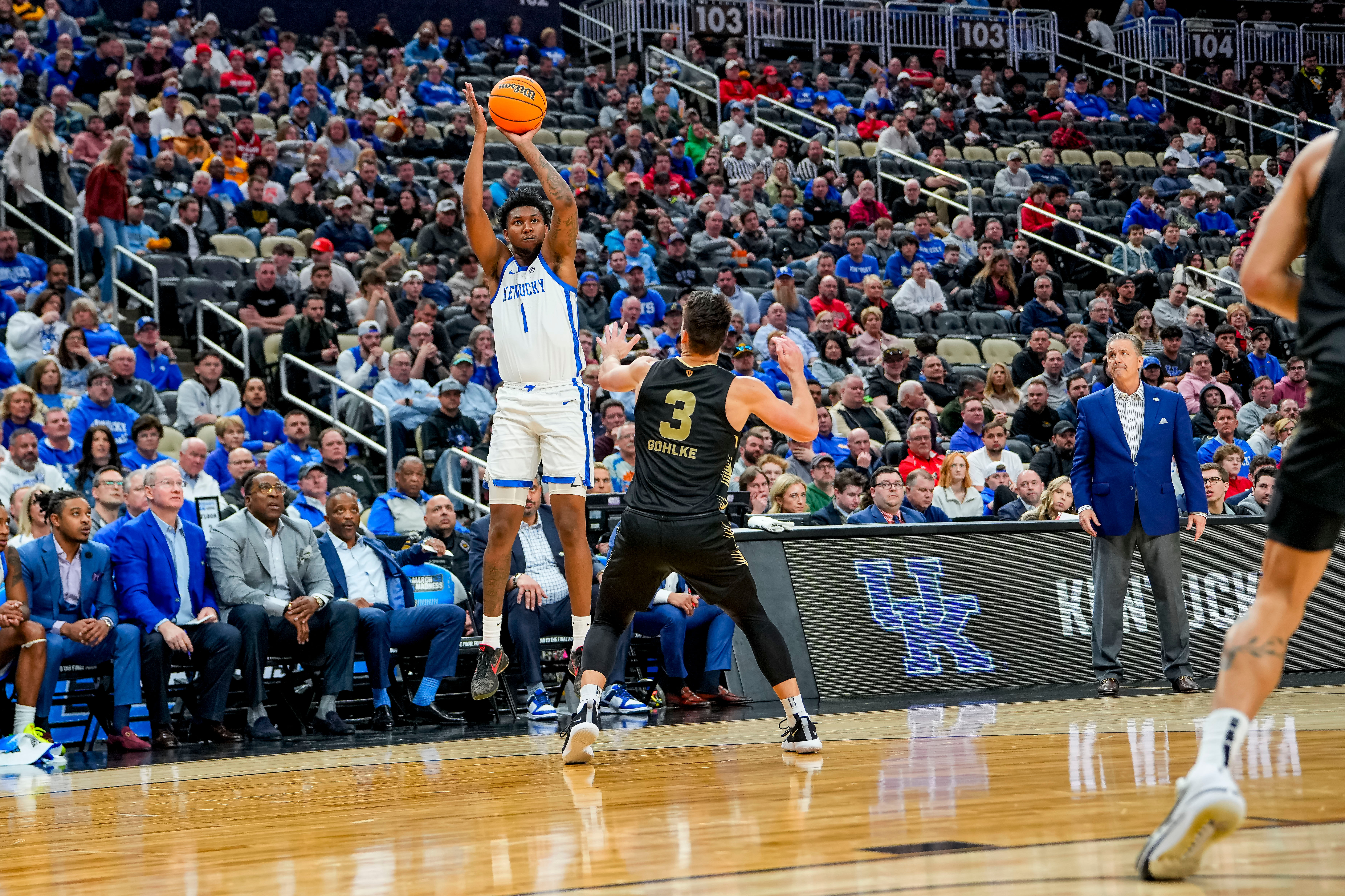 Justin Edwards: NCAA Tournament First Round-Kentucky v Oakland