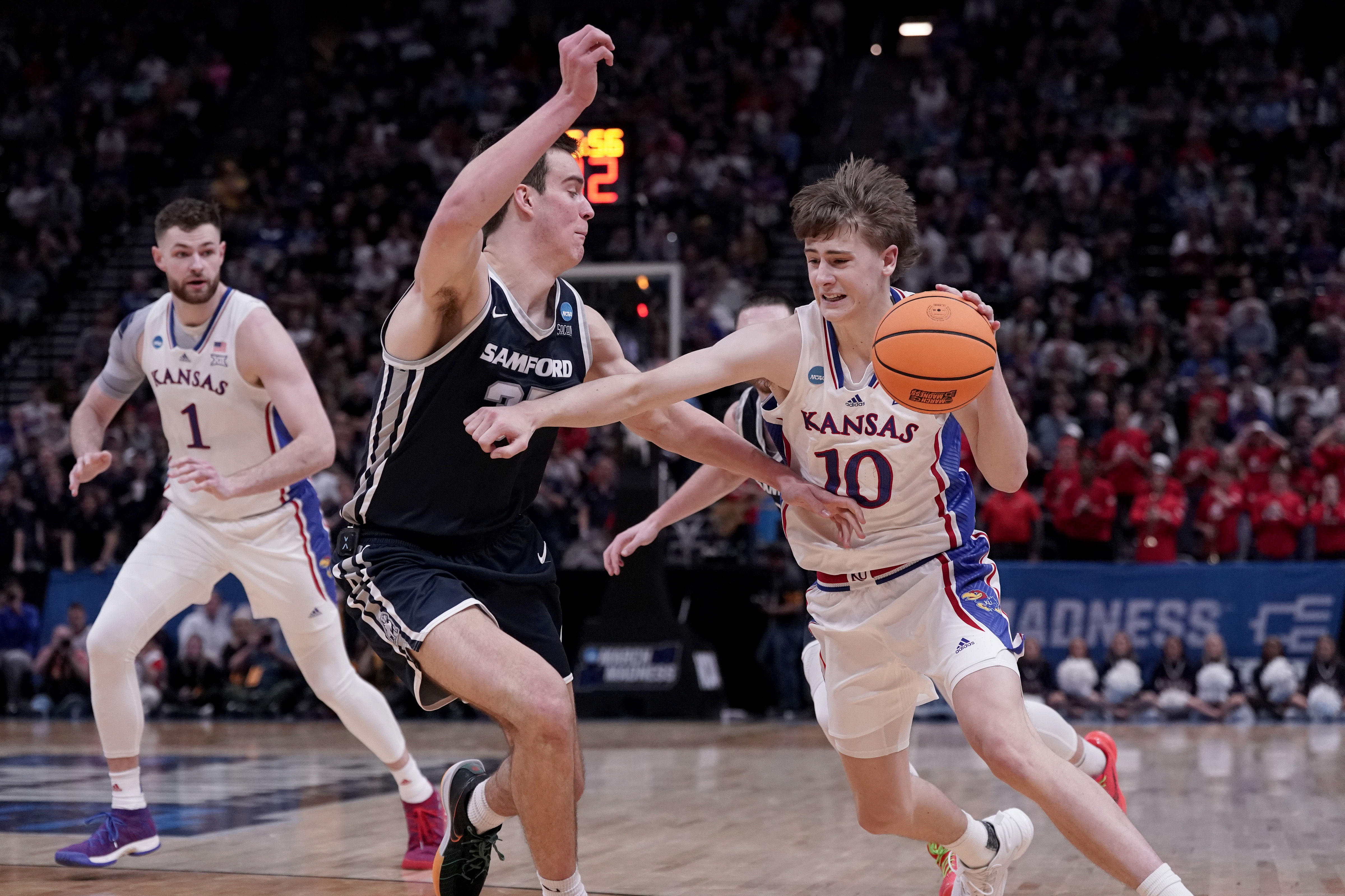 NCAA Basketball: NCAA Tournament First Round-Samford vs Kansas