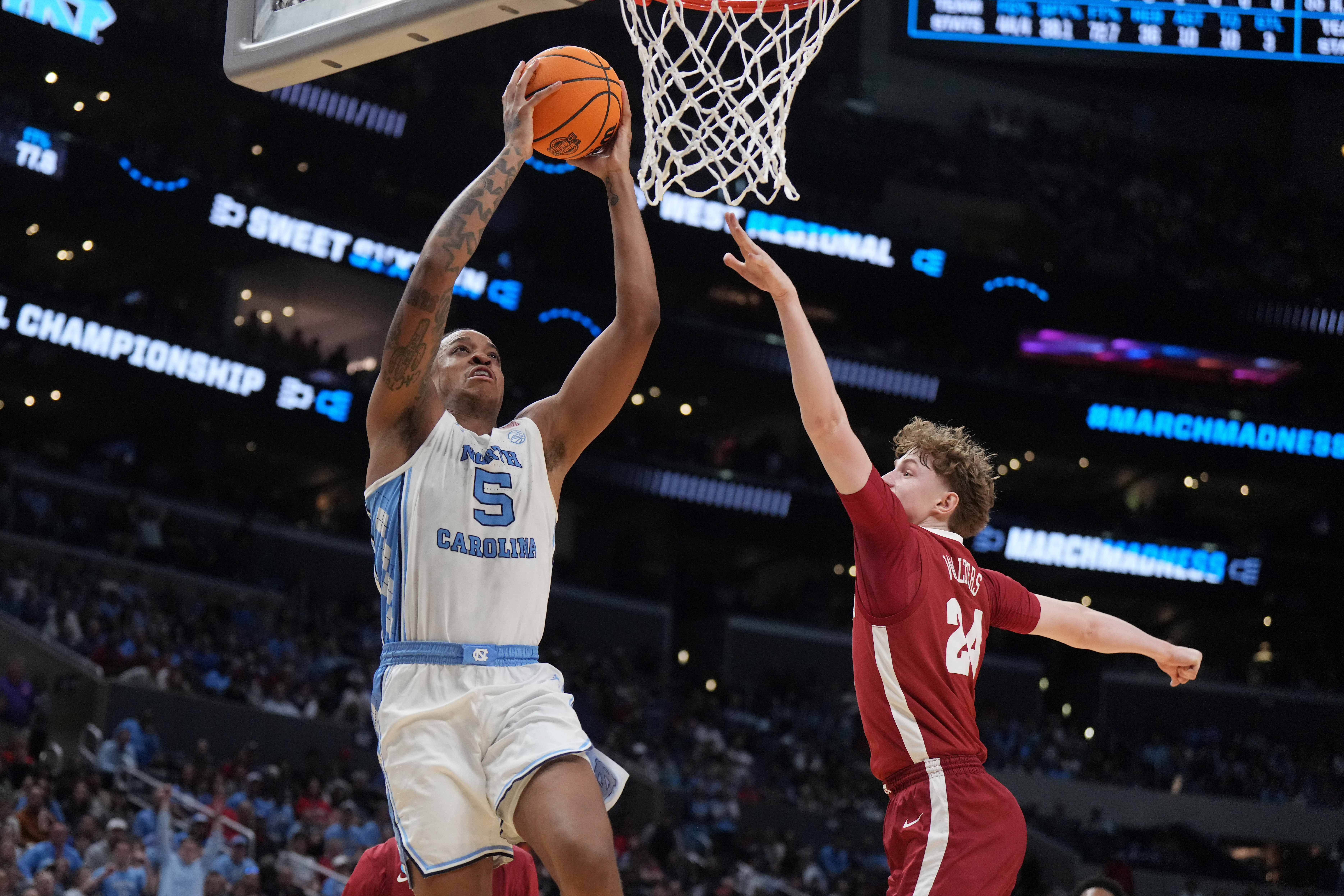 NCAA Basketball: NCAA Tournament West Regional-Alabama vs North Carolina